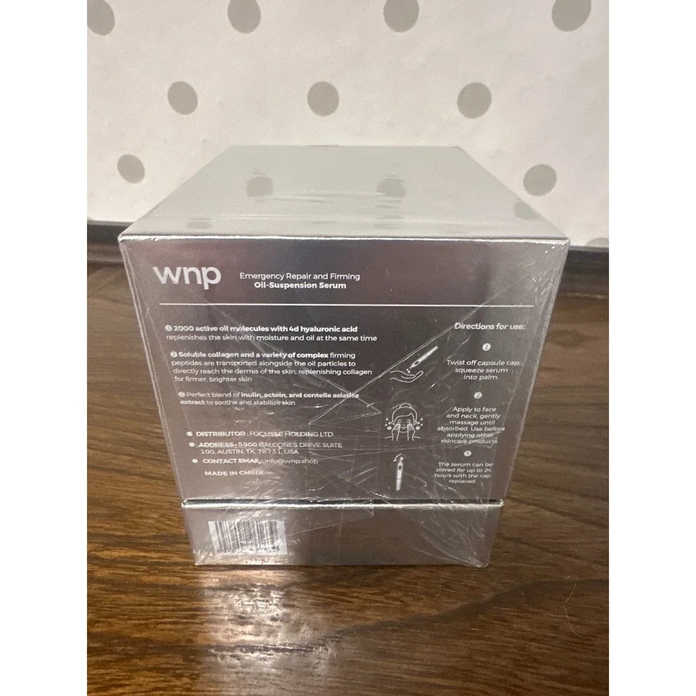 WNP Emergency Repair and Firming Oil-Suspension Serum 30 Capsules 1.2oz New